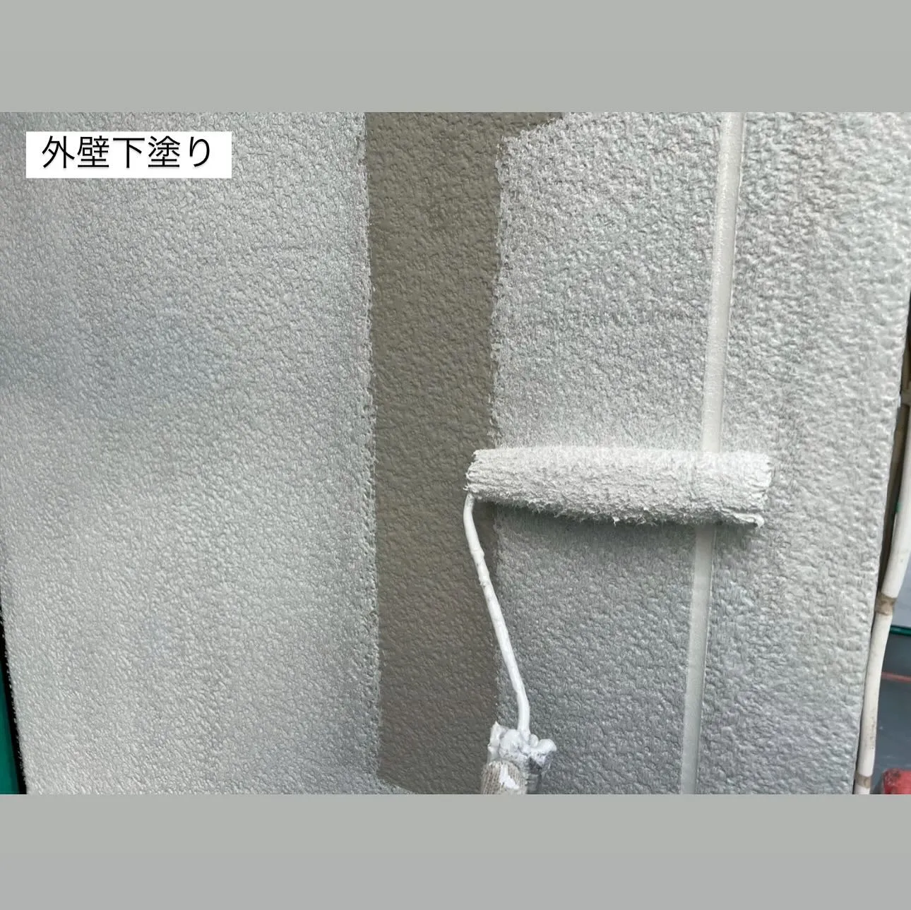 相模原市A様邸 【軒天ケレン・上塗り1回目・2回目、外壁下塗...