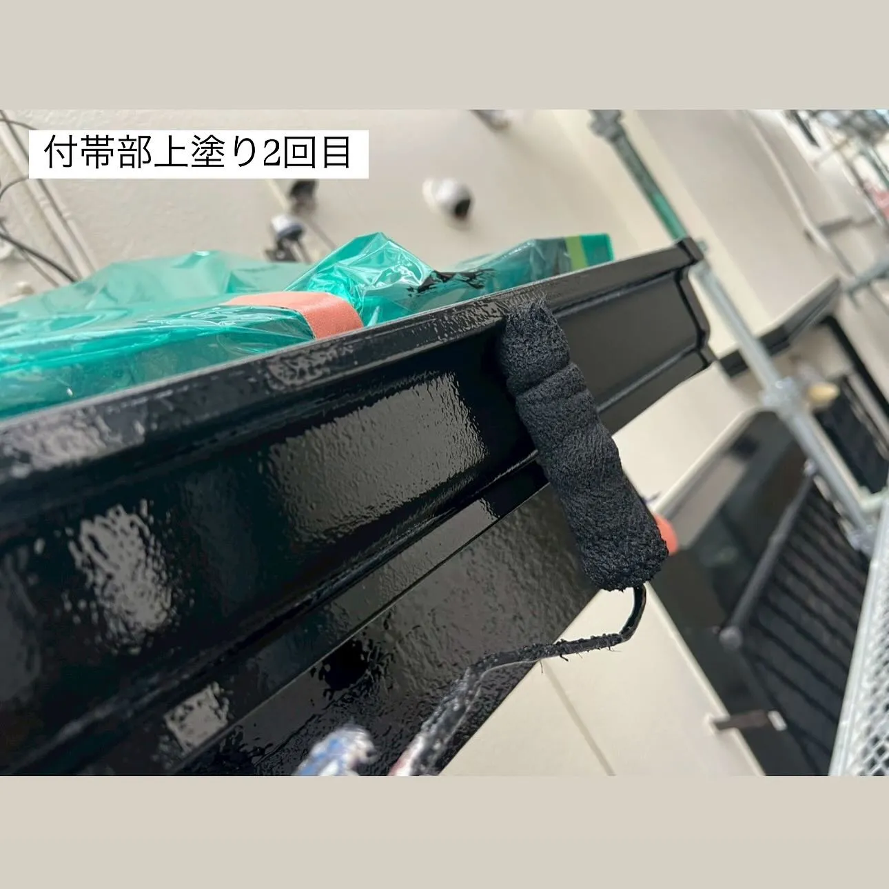 相模原市A様邸 【付帯部上塗り1回目・2回目、外壁クリヤー1...