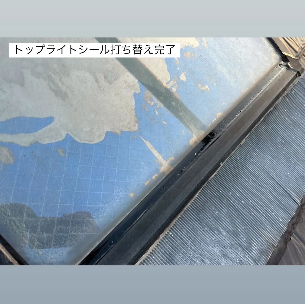 相模原市A様邸 【トップライトシール打ち替え・ベランダ床ケレ...