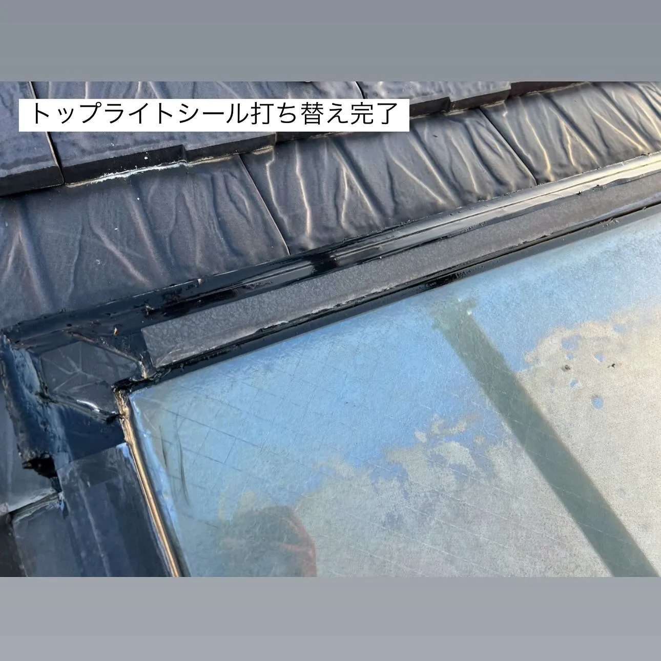 相模原市A様邸 【トップライトシール打ち替え・ベランダ床ケレ...