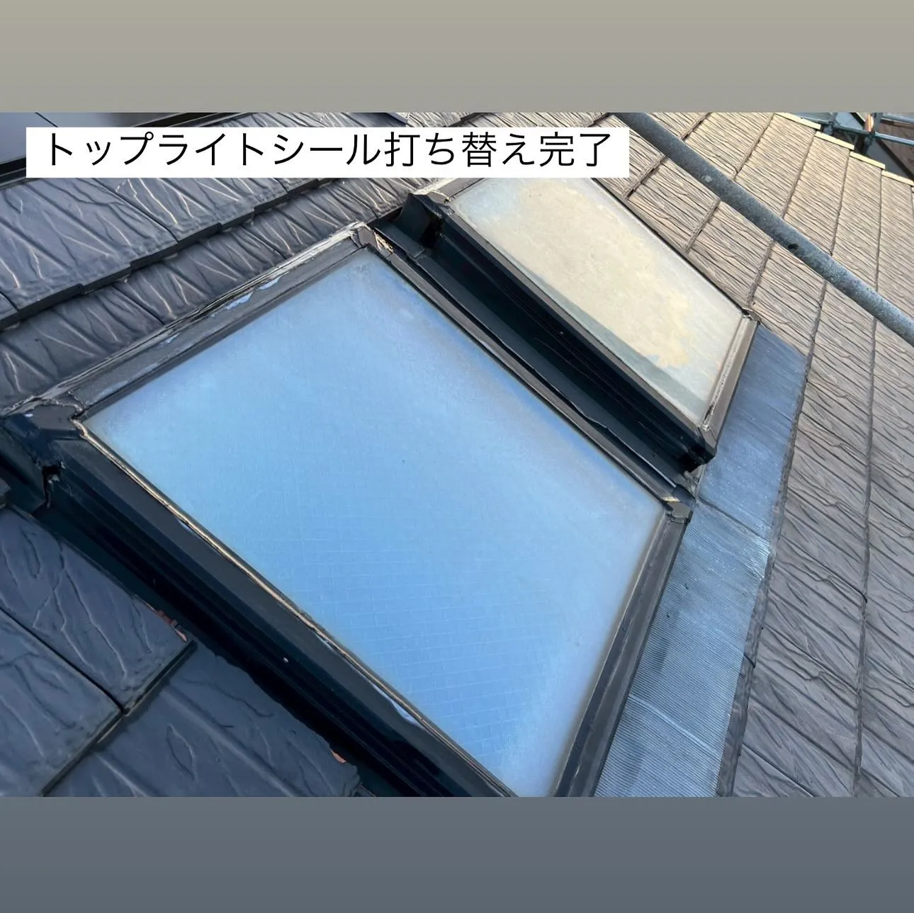 相模原市A様邸 【トップライトシール打ち替え・ベランダ床ケレ...