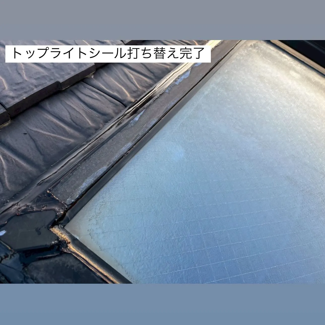 相模原市A様邸 【トップライトシール打ち替え・ベランダ床ケレ...