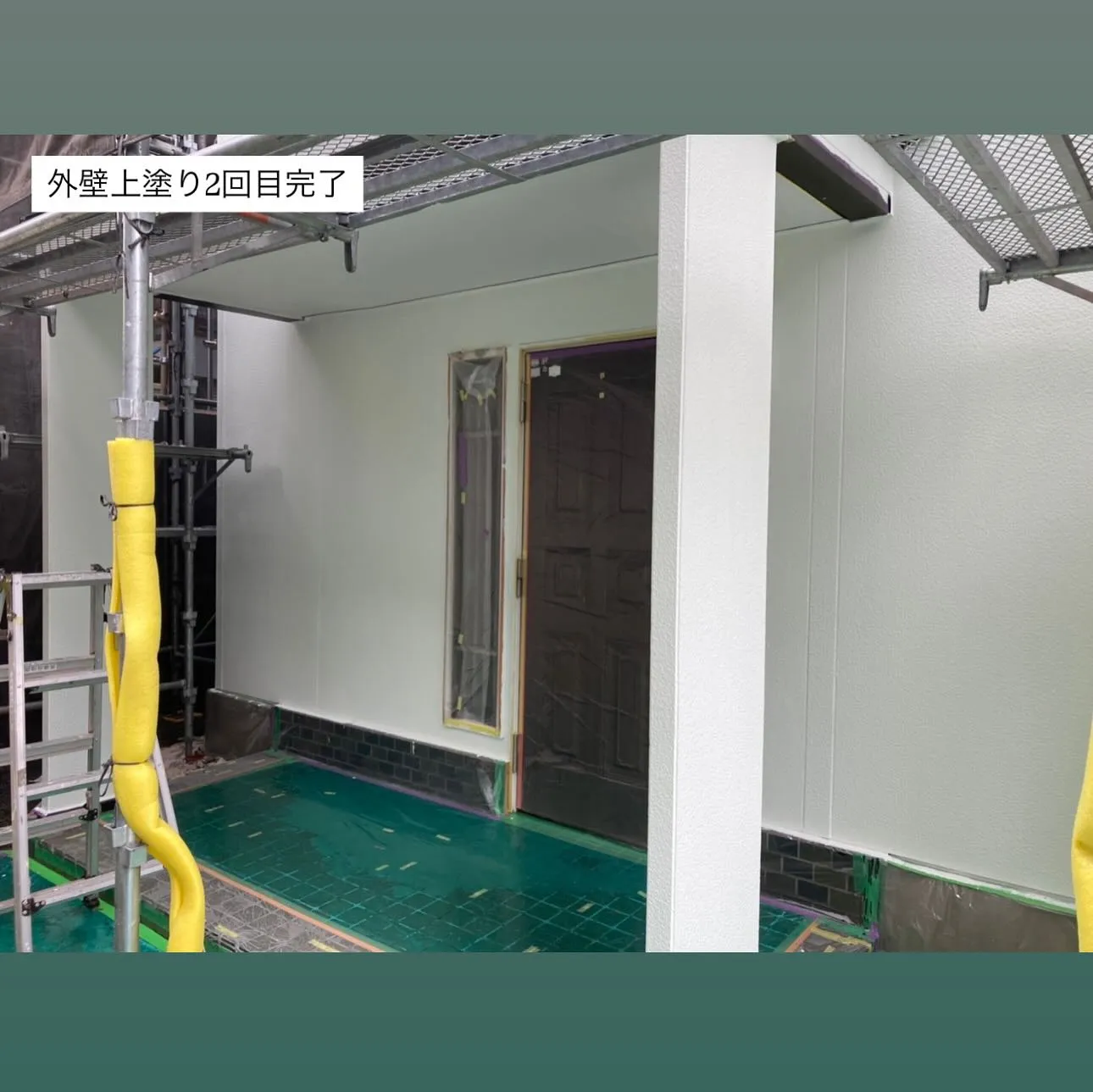 相模原市K様邸 【外壁上塗り1回目・外壁上塗り2回目・屋根上...